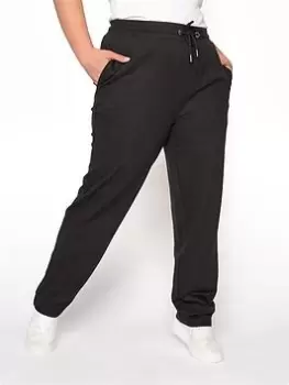 Image of Yours Clothing Straight Leg Jogger Black New, Black, Size 30-32, Women