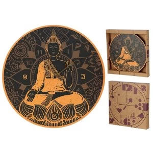 Image of Thai Buddha Shaped Wall Clock