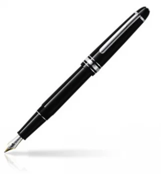 Image of Mont Blanc - Meisterstuck Platinum-coated Classique Fountain Pen - Fountain Pens - Black