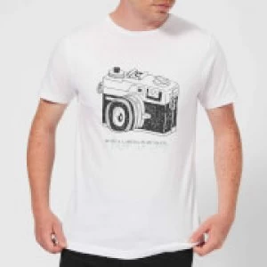Image of With A Camera In My Hand, I Know No Fear T-Shirt - White - 3XL