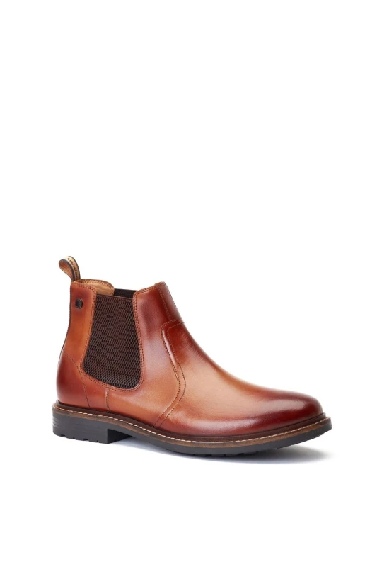 Image of Base London Base London Men Bloom Chelsea Boot in Tan Size: 7 Tan 7 Male 5038538360773
