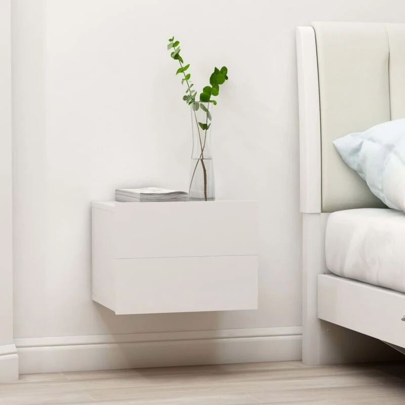 Image of VIDAXL Bedside Cabinets 2 pcs White 40x30x30cm Engineered Wood vidaXL 8719883816494