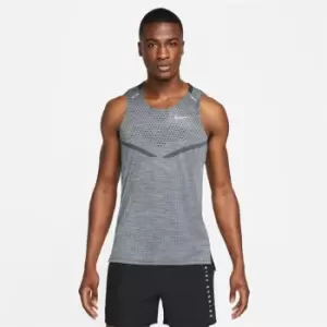 Image of Nike Dri-FIT ADV TechKnit Ultra Mens Running Tank - Black