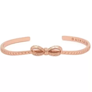 Image of Ladies Olivia Burton Silver Plated Stainless Steel Bow