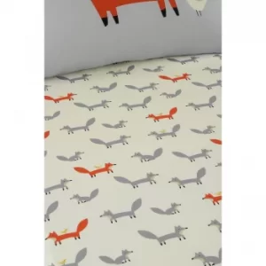 Image of Mr Fox Twin Pack Fitted Sheets