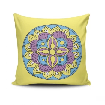 Image of MANDALA-09 - No Filling Multicolor Cushion Cover