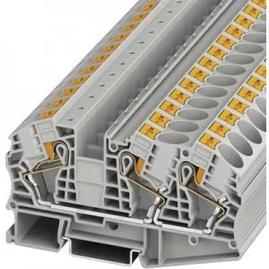 Image of Push In Durchgangs terminals PIT PT 16 TWIN N Phoenix Contact Grey