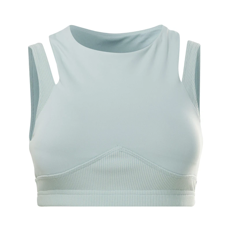 Image of Reebok S Layered Bra Womens - Blue Blue 10