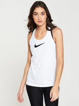 Image of Nike Training Mesh Tank Top White Size S Women