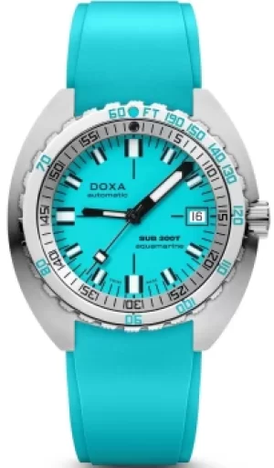 Image of Doxa Watch Sub 300T Aquamarine Rubber