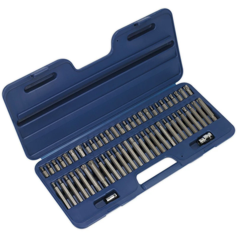 Image of Loops 56pc TRX-Star SECURITY / Hex / Spline Socket Bit Set - 3/8" & 1/2" Square Drive Multi