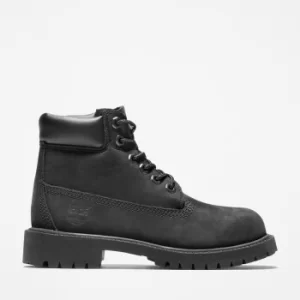 Image of Timberland Premium 6" Boot For Youth In Black Kids, Size 2