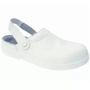 Image of Portwest Unisex Steelite Safety Clog (FW82) / Workwear (4) (White)