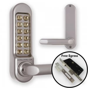 Image of Borg 5004 Combination Lock DDA Handles + Escape Lock