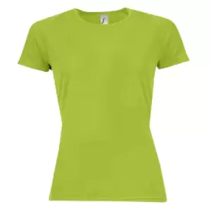 Image of SOLS Womens/Ladies Sporty Short Sleeve T-Shirt (XL) (Apple Green)