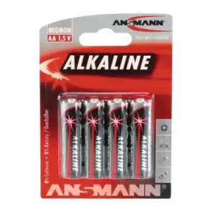 Image of Batterie 15 V AA-AM3-Mignon 2800 mAh LR6 4906 4 piece/blister ANSMANN