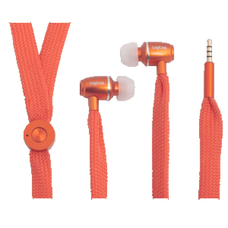 Image of LogiLink HS0027 headphones/headset Wired In-ear Calls/Music Orange