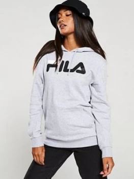 Image of Fila Fiori Boyfriend Hoodie - Grey