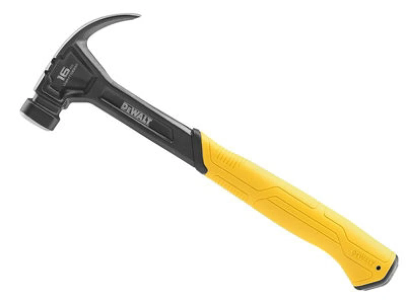Image of DEWALT Smooth Face Curved Claw Hammer DWHT51002-0 Weight: 450g