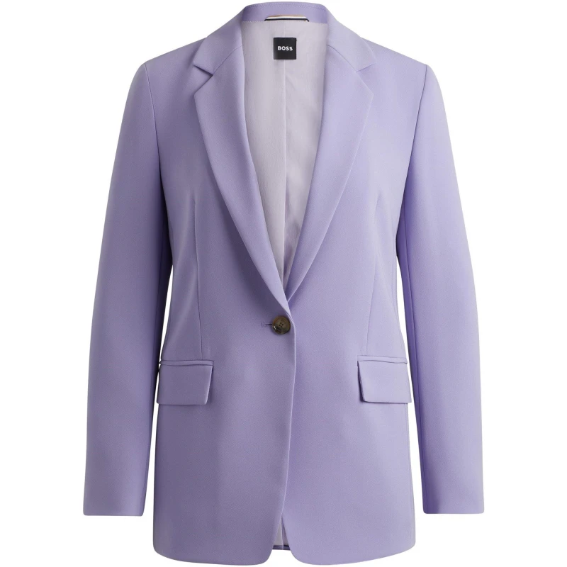 Image of Boss Womens Jocaluah Suit Jacket Medium Purple female 4 (XXS)