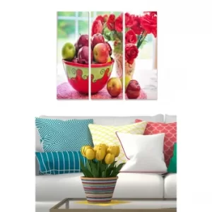 Image of MDF2906457 Multicolor Decorative MDF Painting (3 Pieces)