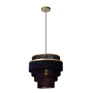 Image of Extravaganza Frills Vintage Pendant Light - Ø42cm - 1xE27 - Matt Gold, Brass