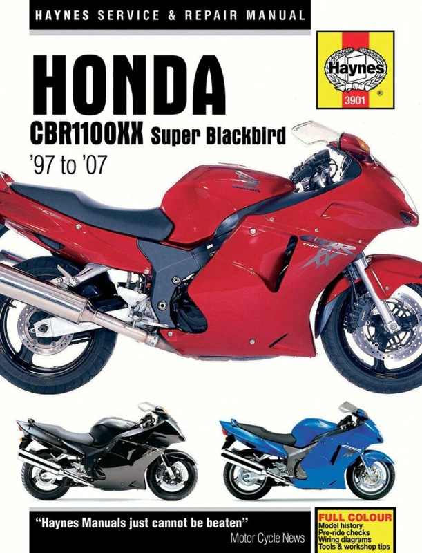 Image of 3901 - Haynes Repair Manual For Honda CBR 1100 XX 1997-2007 3901