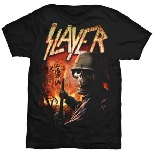 Image of Slayer - Torch Unisex Medium T-Shirt - Black