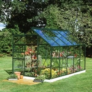 Image of BQ Metal 6x10 Horticultural glass greenhouse