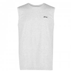 Image of Slazenger Sleeveless T Shirt Mens - Grey Marl
