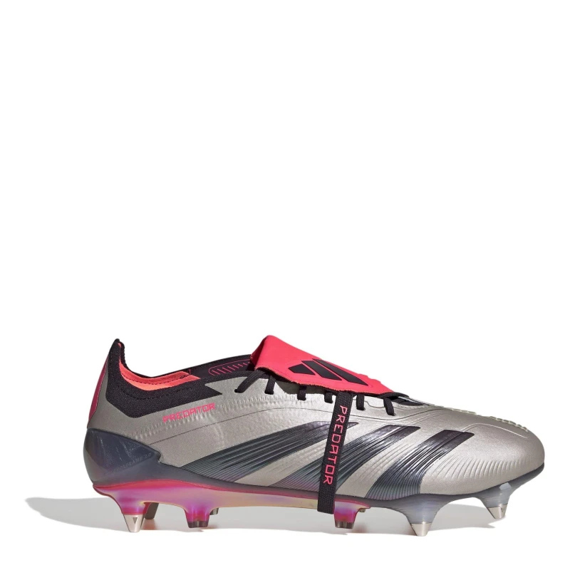 Image of adidas Predator Elite Fold Over Tongue Soft Ground Football Boots - Silver Silver 6