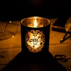 Image of Hogwarts Glass Candle Holder & Battery Tealight