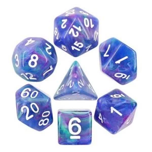 Image of Sirius Dice Northern Lights Polyhedral 7 Dice Set