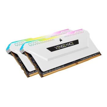 Image of Corsair Vengeance RGB PRO SL DDR4 3200MHz C16 32GB (2x16GB) Memory Kit - White