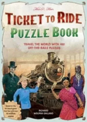 Image of ticket to ride puzzle book travel the world with 100 off the rails puzzles