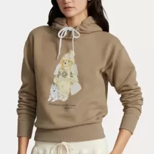 Image of Polo Ralph Lauren Womens Bear Long Sleeve-Sweatshirt - Madison Tan - M