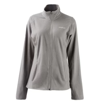 Image of Donnay Full Zip Fleece Jacket Ladies - Pearl Grey