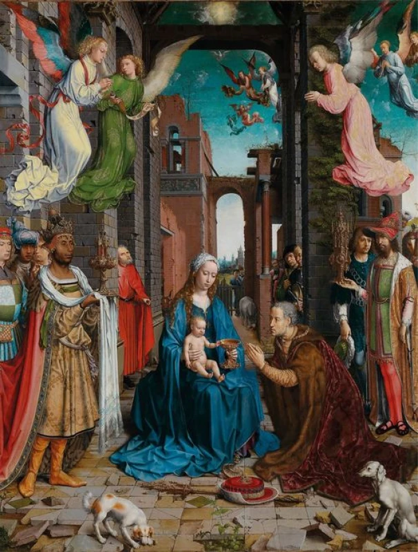 Image of National Gallery The Adoration of the Kings - National Gallery 1000 Piece Jigsaw Puzzle