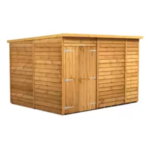 Image of Power 10x8 Overlap Pent No Window Double Door Shed