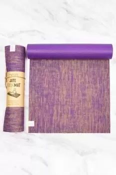 Image of Jute Mat - Purple
