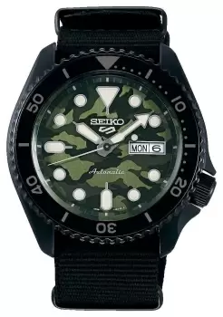 Image of Seiko SRPJ37K1 5 Sports SKX aCamouflagea Street Style Watch