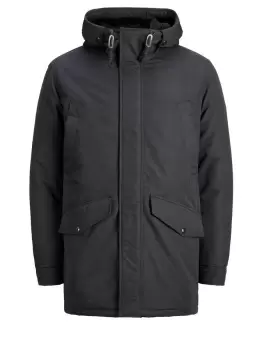 Image of JACK & JONES Hooded Parka Men Grey