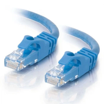 Image of Patch Cord RJ45 CAT.6 F/UTP LSZH Snagless Blue - 0.30 M Full Copper