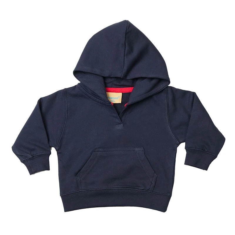 Image of Larkwood Hooded Sweatshirt Hoodie in Navy Size: 3-4 Years Navy Unisex 3-4 Years