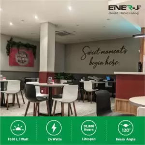 Image of 24W Recessed Round LED Mini Panel 280mm diameter (Hole Size 265mm), 4000K (Pack of 4)