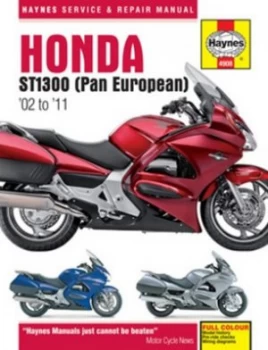 Image of Honda St1300 Pan European Service and Repair Manual Hardback
