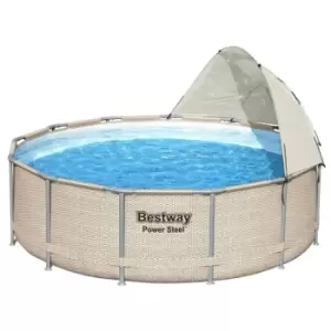 Image of Above Ground Pool Canopy White Bestway