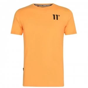 Image of 11 Degrees Muscle Fit T Shirt - Saffron Orange