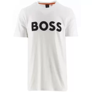 Image of BOSS White Thinking 1 T-Shirt