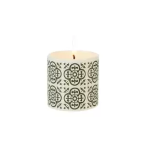 Image of Fired Earth By Wax Lyrical Black Tea & Jasmine Scented Candle 200g